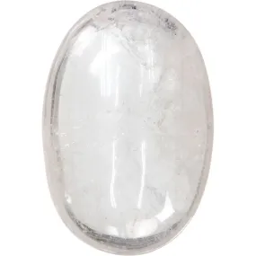 1.75" Palm Stone - Clear Quartz