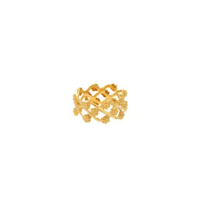 22K Yellow Gold Women's Ring (3.5gm)