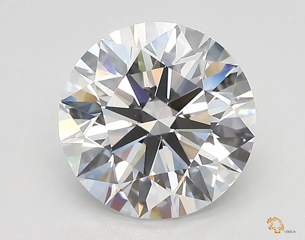 2.68-Carat Round Shape Lab Grown Diamond