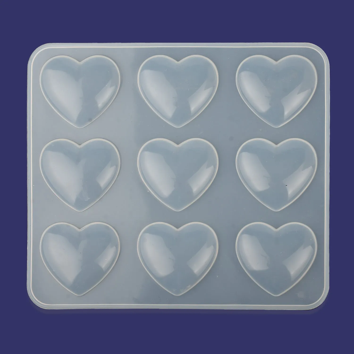 45*55mm Heart Silicone Molds Cabochon Mold Epoxy Charm Mold Kawaii Craft Mold 1pcs 10315350