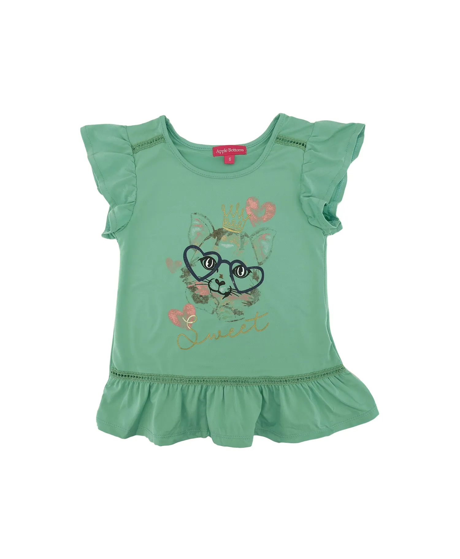 56031, Apple Bottoms, Girls' S/S Top - Asst