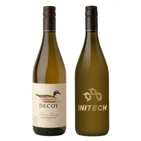 A  Wines Brown Etched Duckhorn Decoy Chardonnay with 1 Color Fill