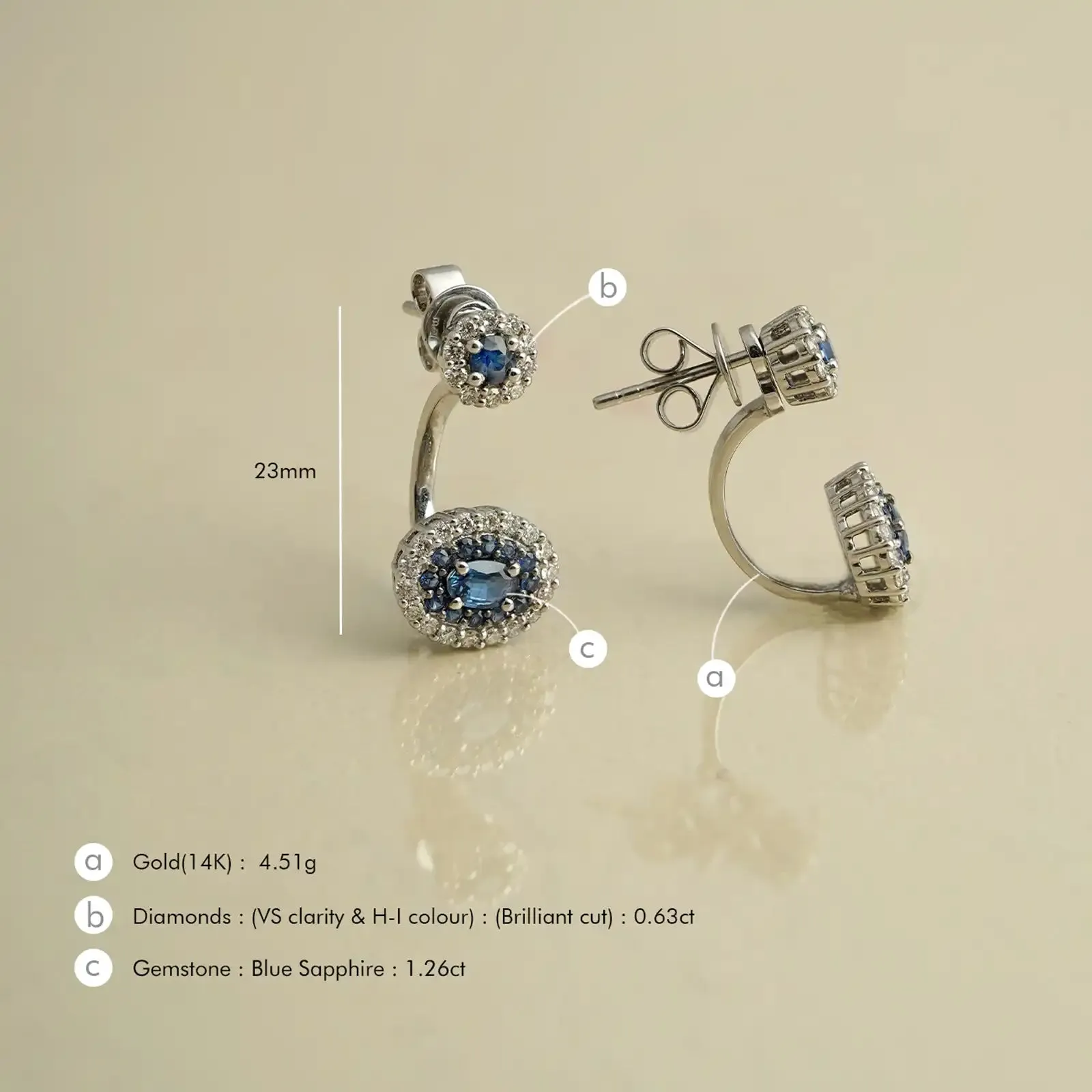 Adele Sapphire Earrings