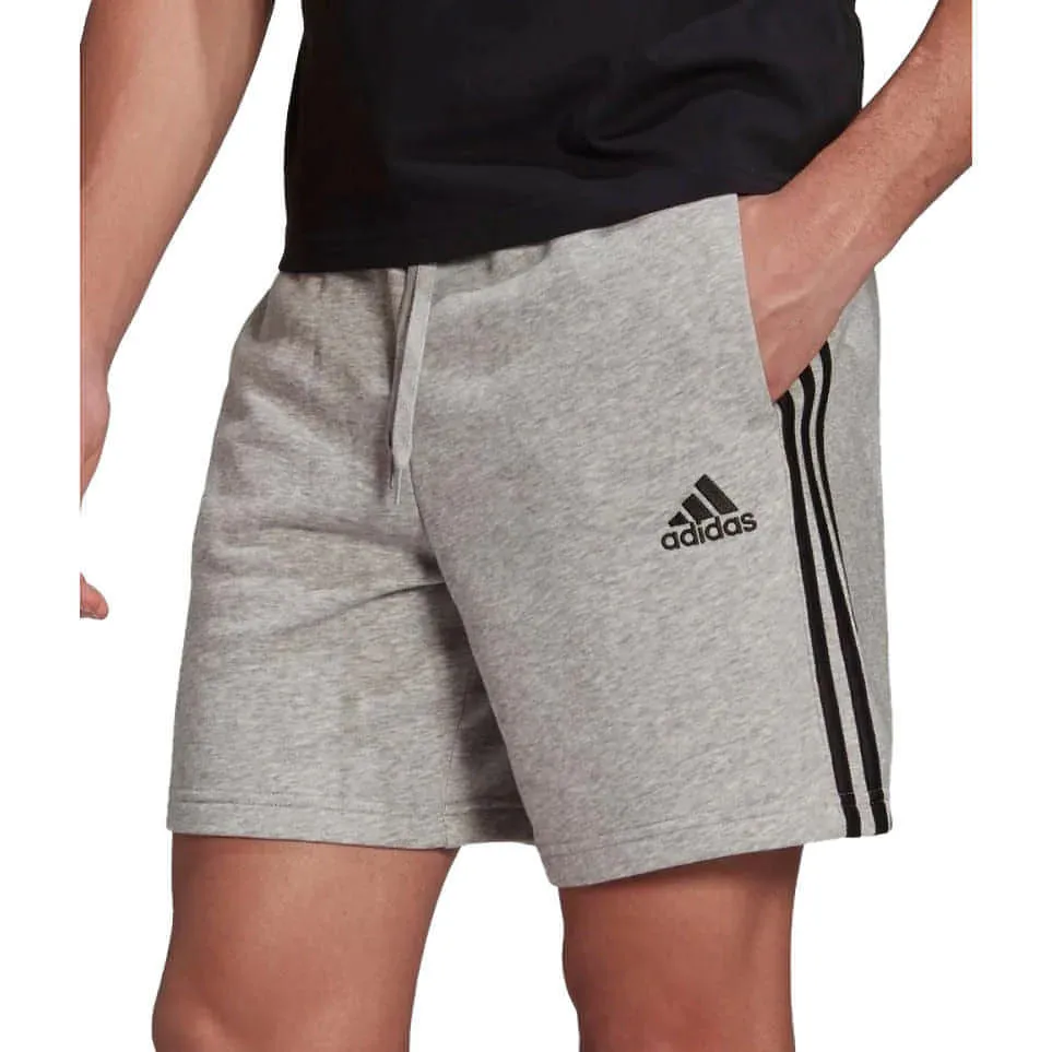 adidas AeroReady Essentials 3 Stripes Mens Training Shorts - Grey