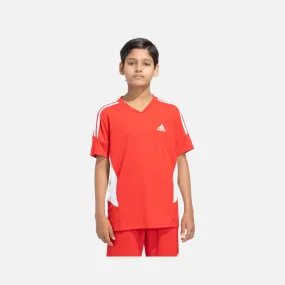 Adidas Boy Reg CB 3S Kids T-shirt (8-16 Year) -Better Scarlet