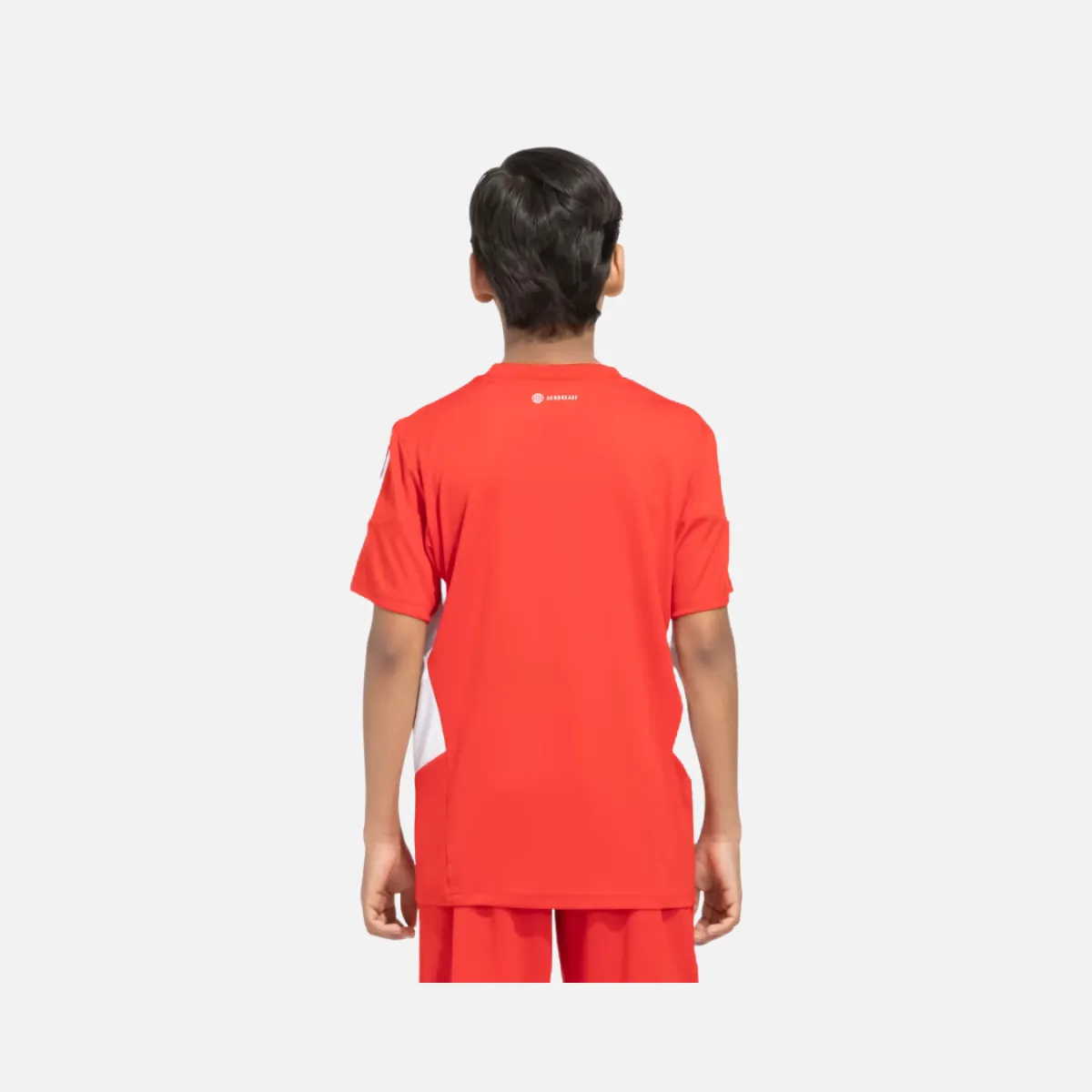 Adidas Boy Reg CB 3S Kids T-shirt (8-16 Year) -Better Scarlet