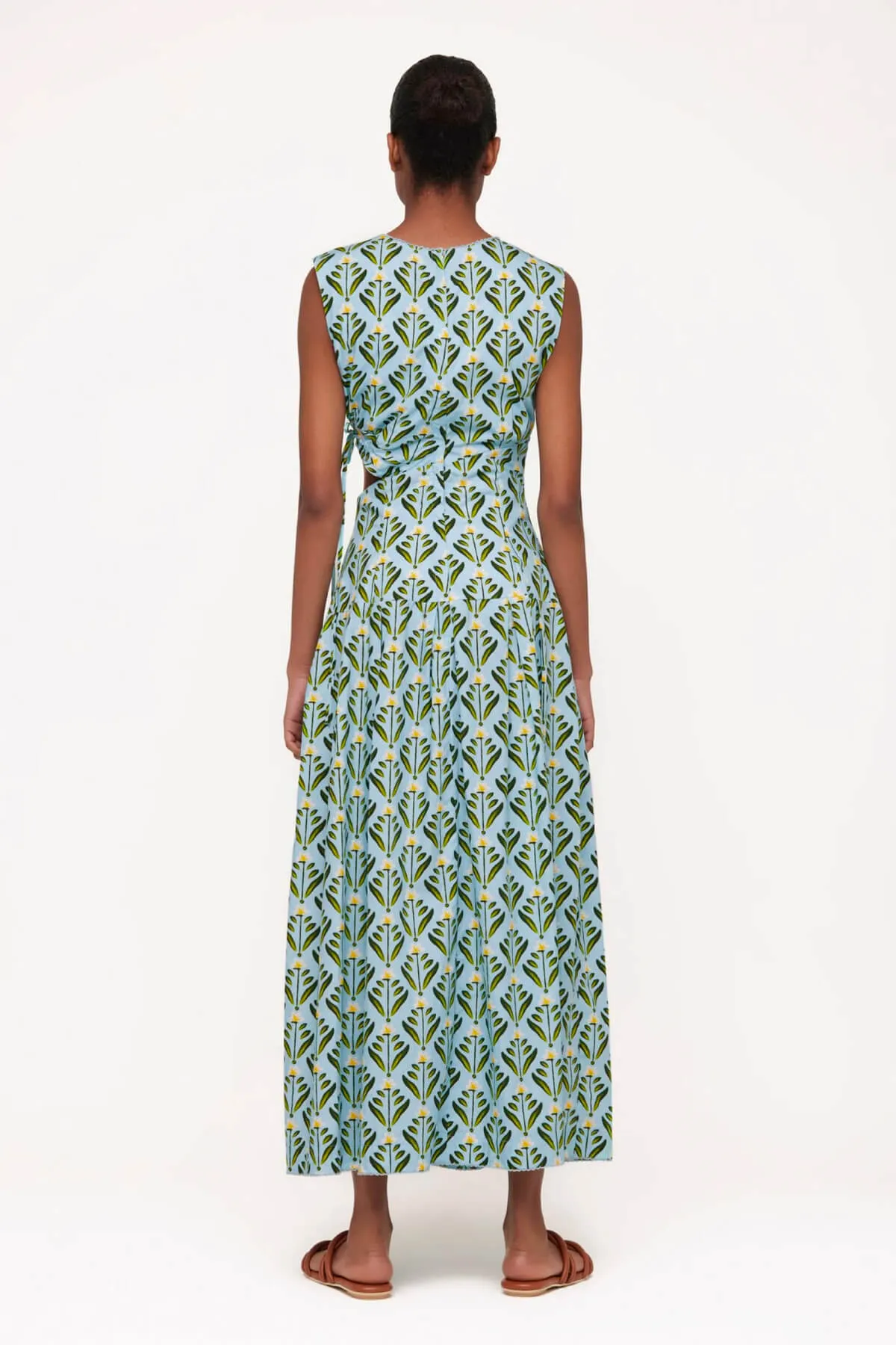 Agua by Agua Bendita Otono Cotton Midi Dress - Margarita