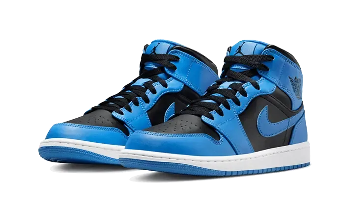 AirJordan 1 Mid University Blue Black