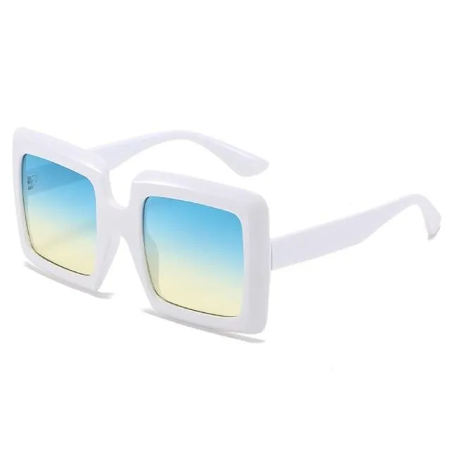 Années 70 Lunettes De Soleil Oversize Carrées Cher