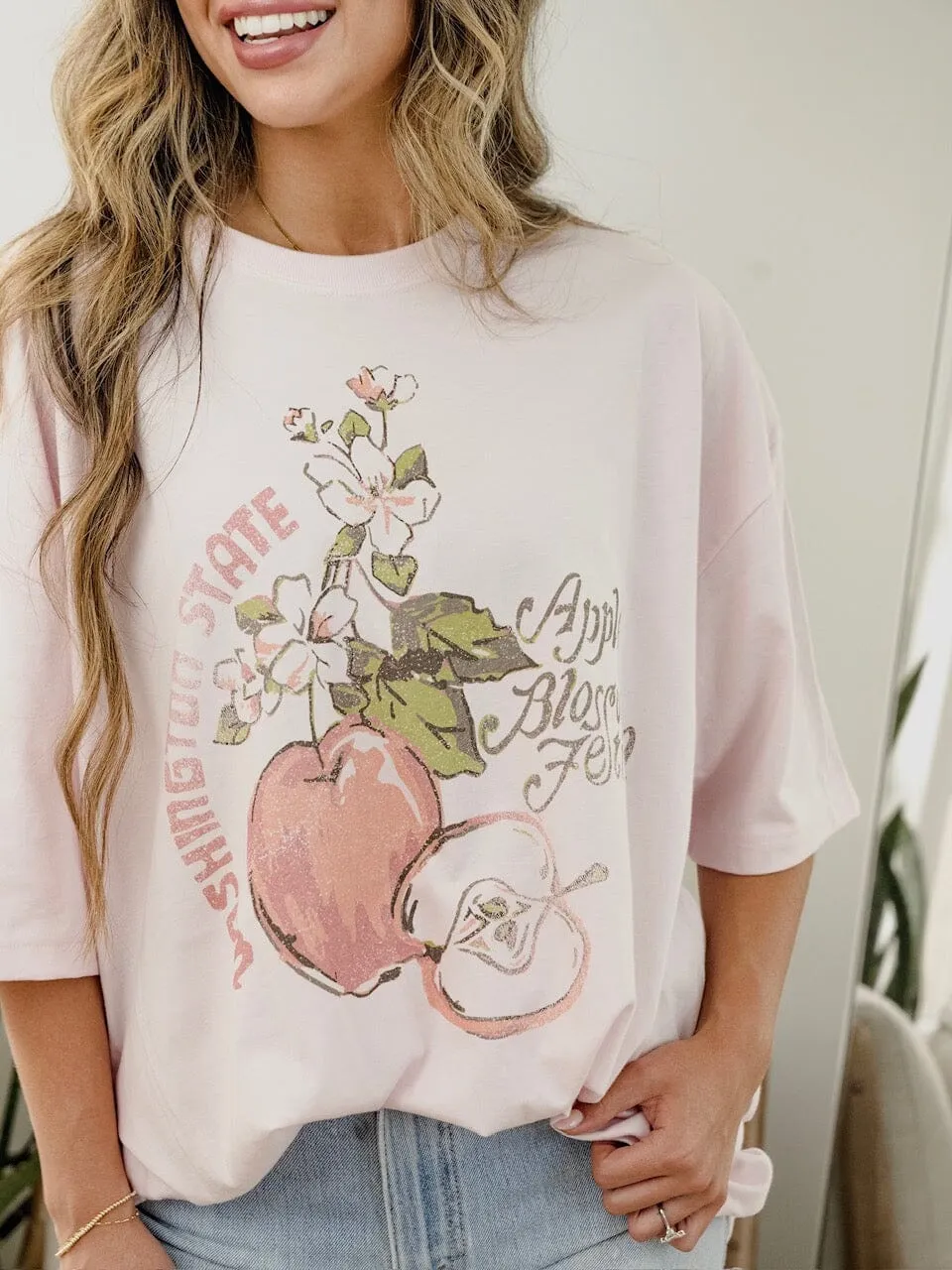 Apple Blossom Pink One Size Tee