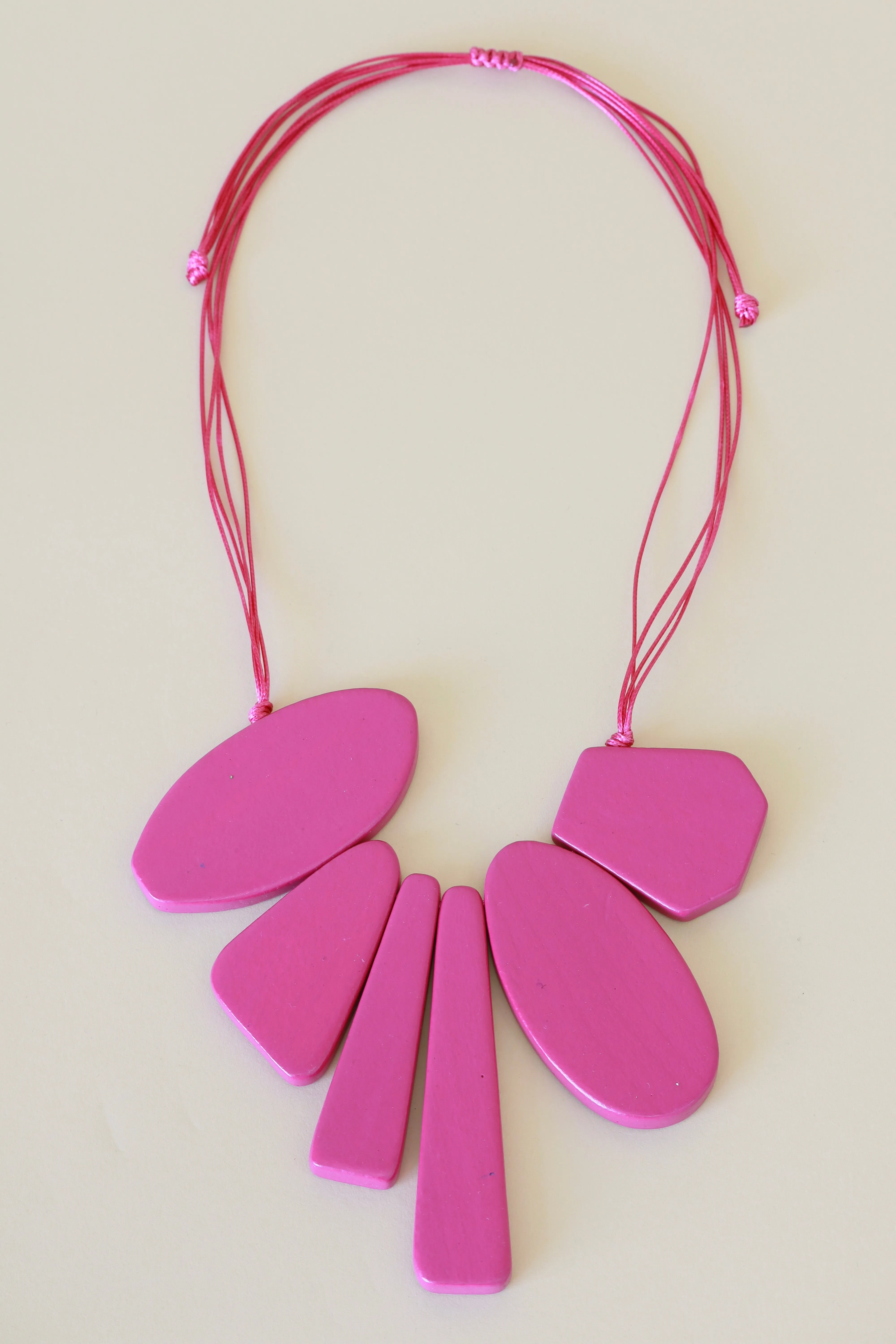 Ariel Necklace in Pink