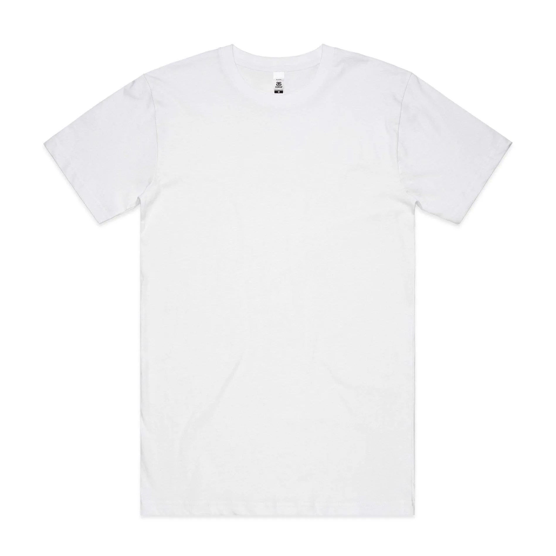 As Colour Men's block T shirt 5050 (No print no sale)