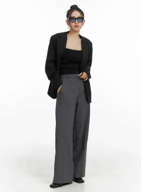 Basic Wide Leg Trousers OM428