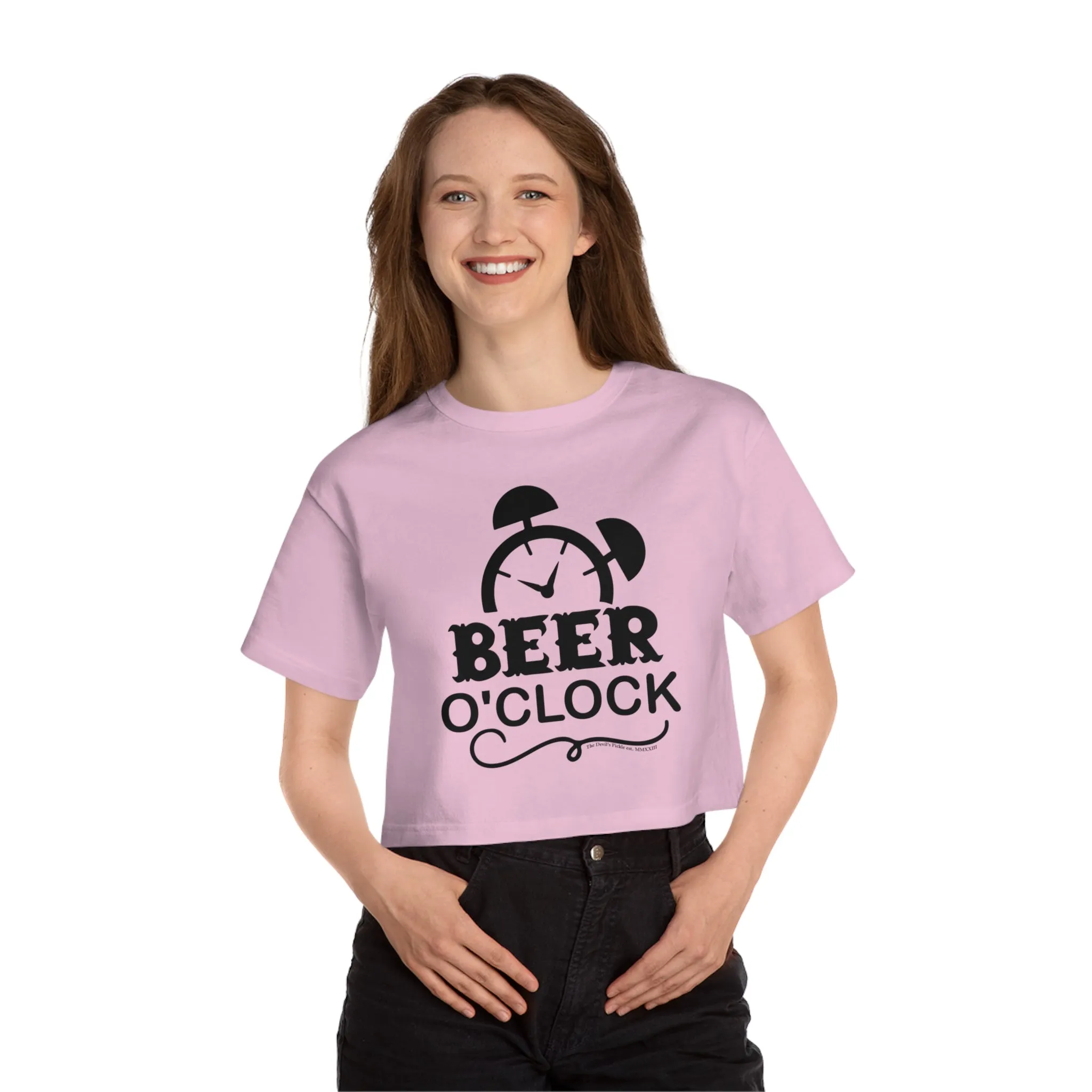 Beer O'clock Cropped T-Shirt