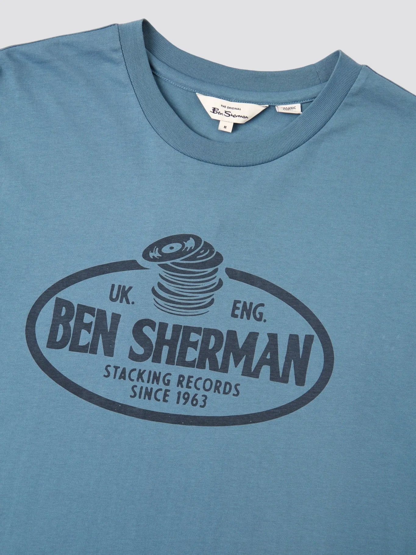 Ben Sherman Mens 'Stacking Records' T-Shirt