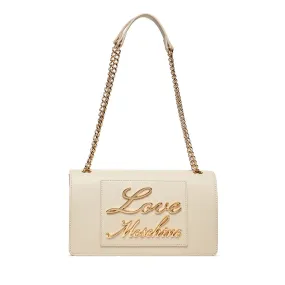 Borsa Donna a Spalla LOVE MOSCHINO linea Lovely Love Avorio