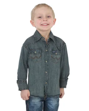 Boys' Work Western Long Sleeve Shirt