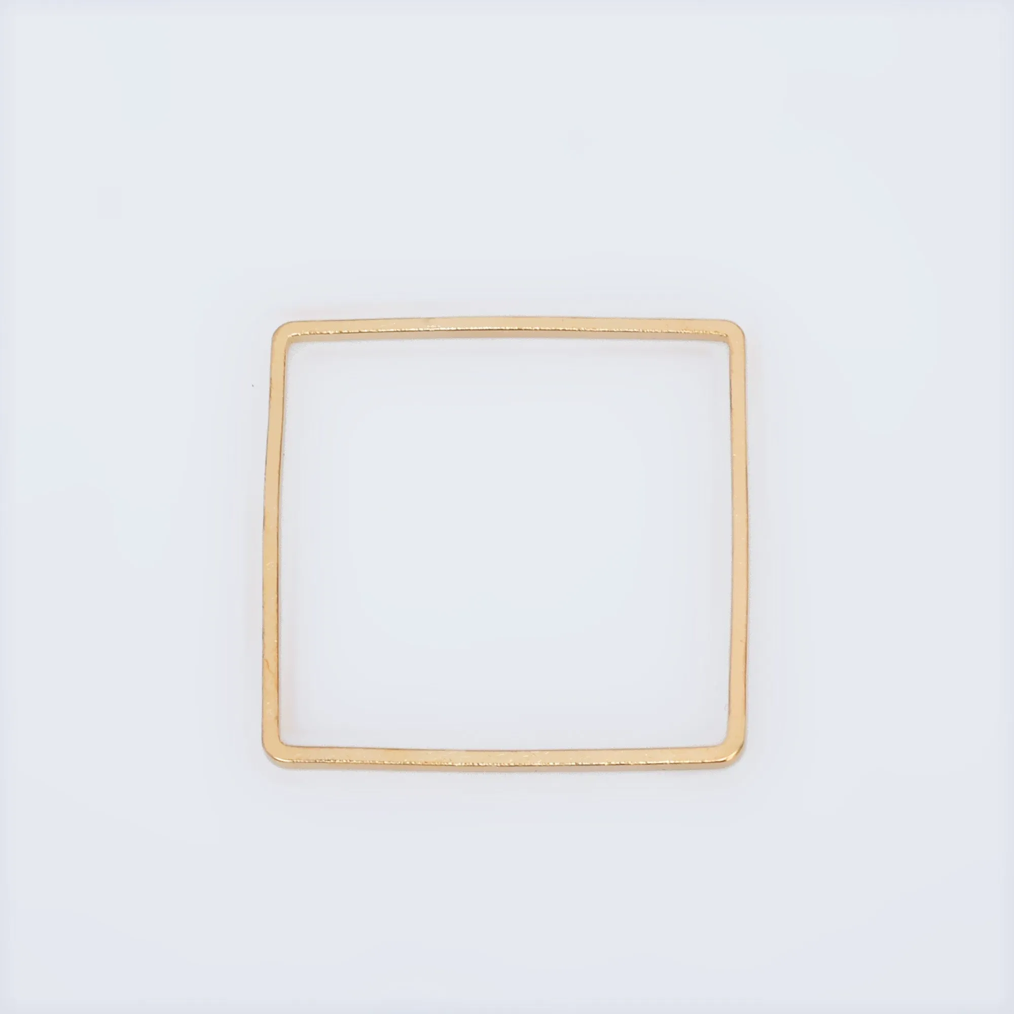 Brass 25mm/20mm Square Earrings accessories earrings connector Geometric Hoop Square Drop Dangle Earrings 10pcs 102824