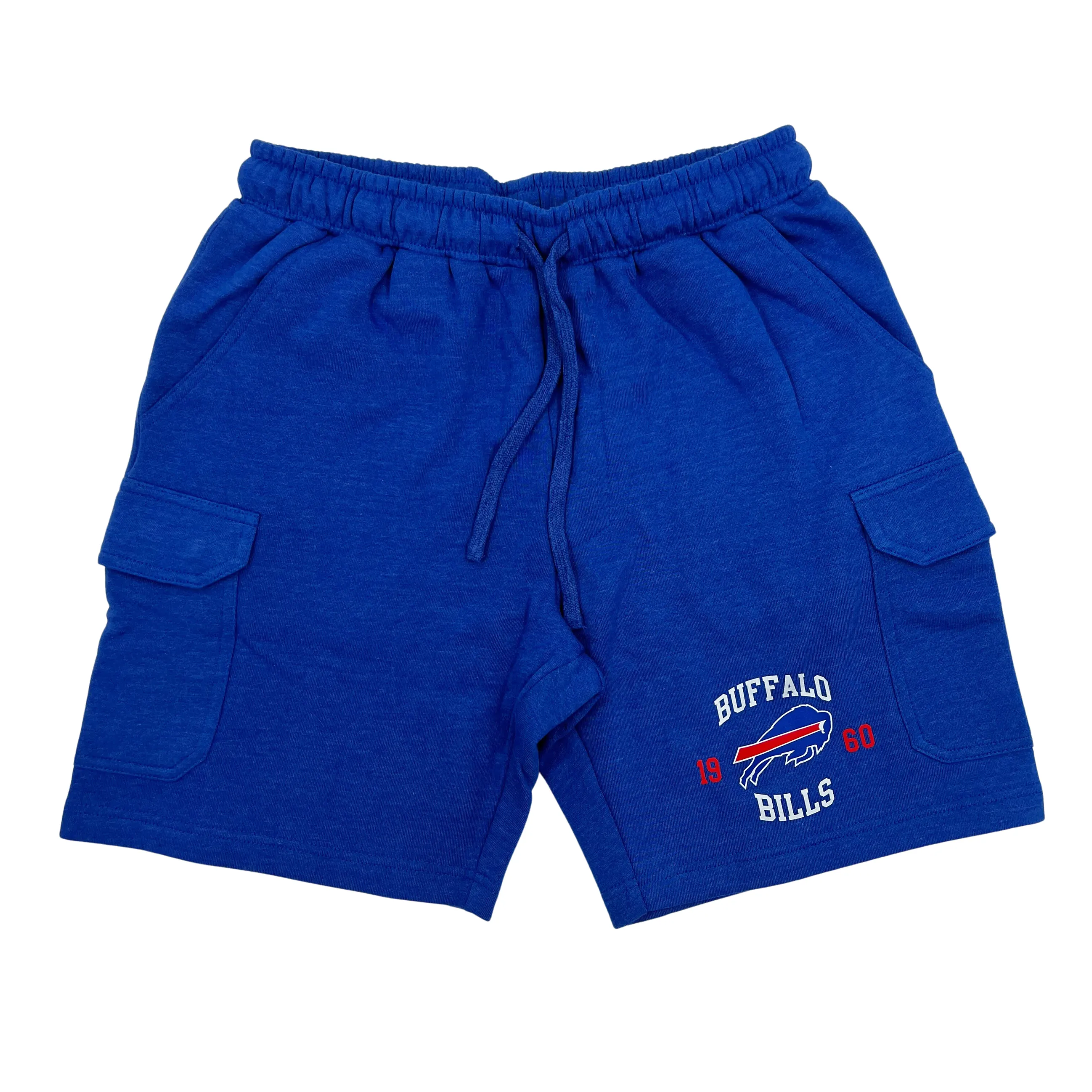 Buffalo Bills Cargo Fleece Royal Blue Shorts