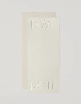 Card: Love Note