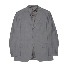 CASTANGIA 1850 Gray Wool Jacket Sport Coat EU 54 NEW US 44 Long