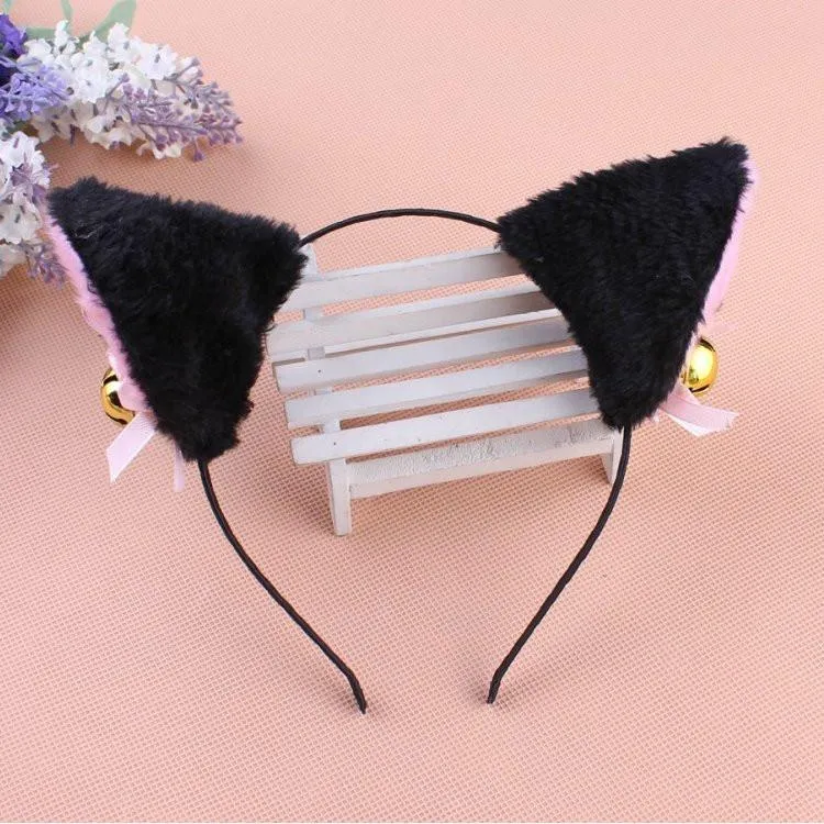 Cat Ear Bell Hair Band