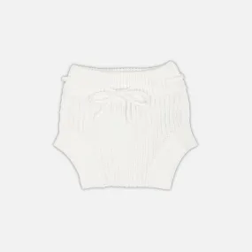 Chunky Knit Bloomers - Marshmallow