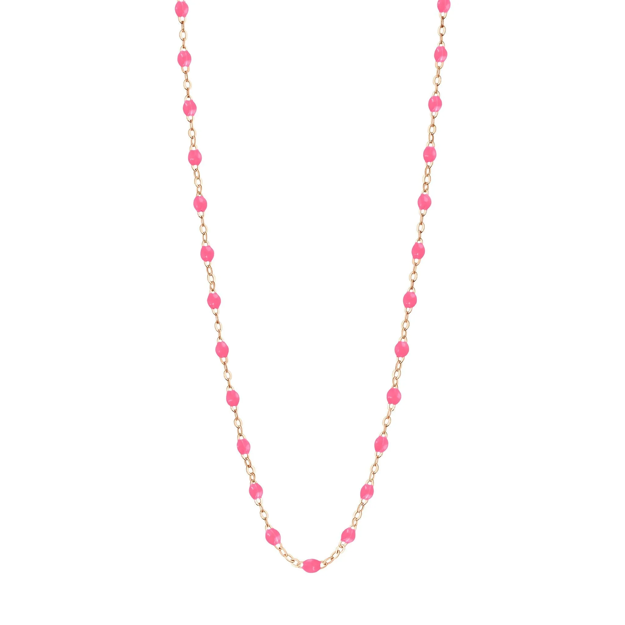 Classic Gigi Pink necklace, Rose Gold, 19.7"