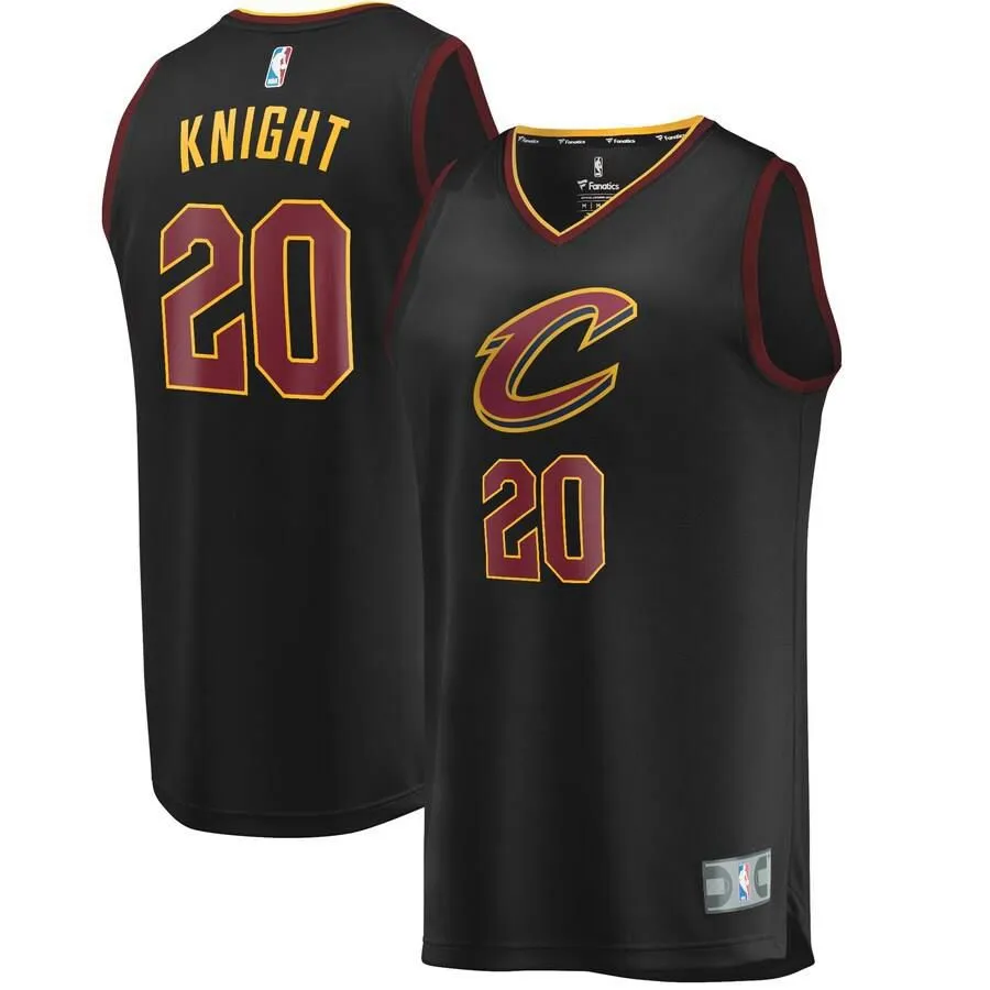 Cleveland Cavaliers Brandon Knight Fanatics Branded Replica Fast Break Player Statement Jersey Kids - Black | Ireland E8407U6