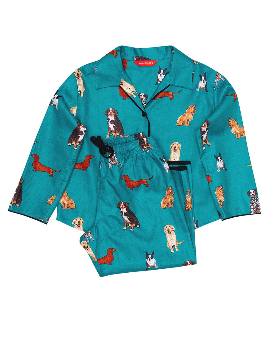 Coco Girls Dog Print Pyjama Set