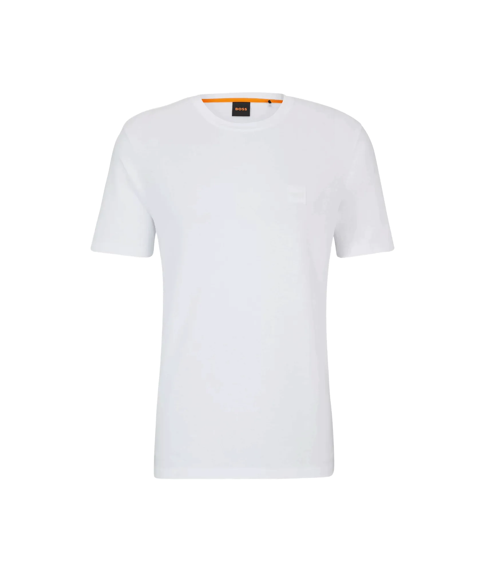 Cotton-jersey T-shirt With Logo Patch - White