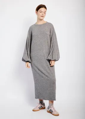 Cut and Sew Maxi Dress in Charcoal