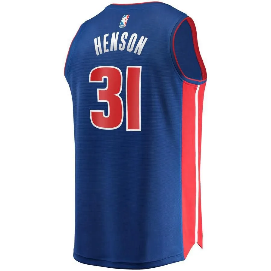 Detroit Pistons John Henson Fanatics Branded Road Fast Break Player Jersey Kids - Blue | Ireland A8749T1