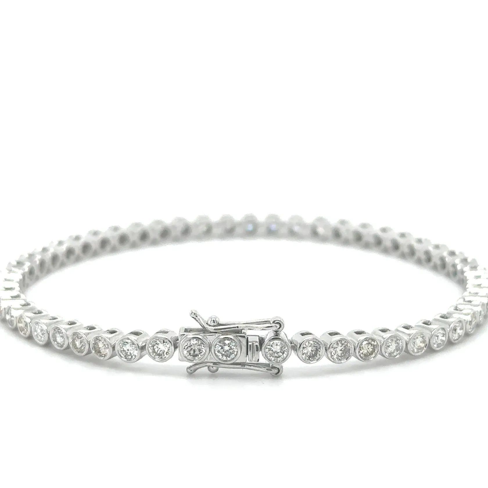 Diamond Bezel Tennis Bracelet