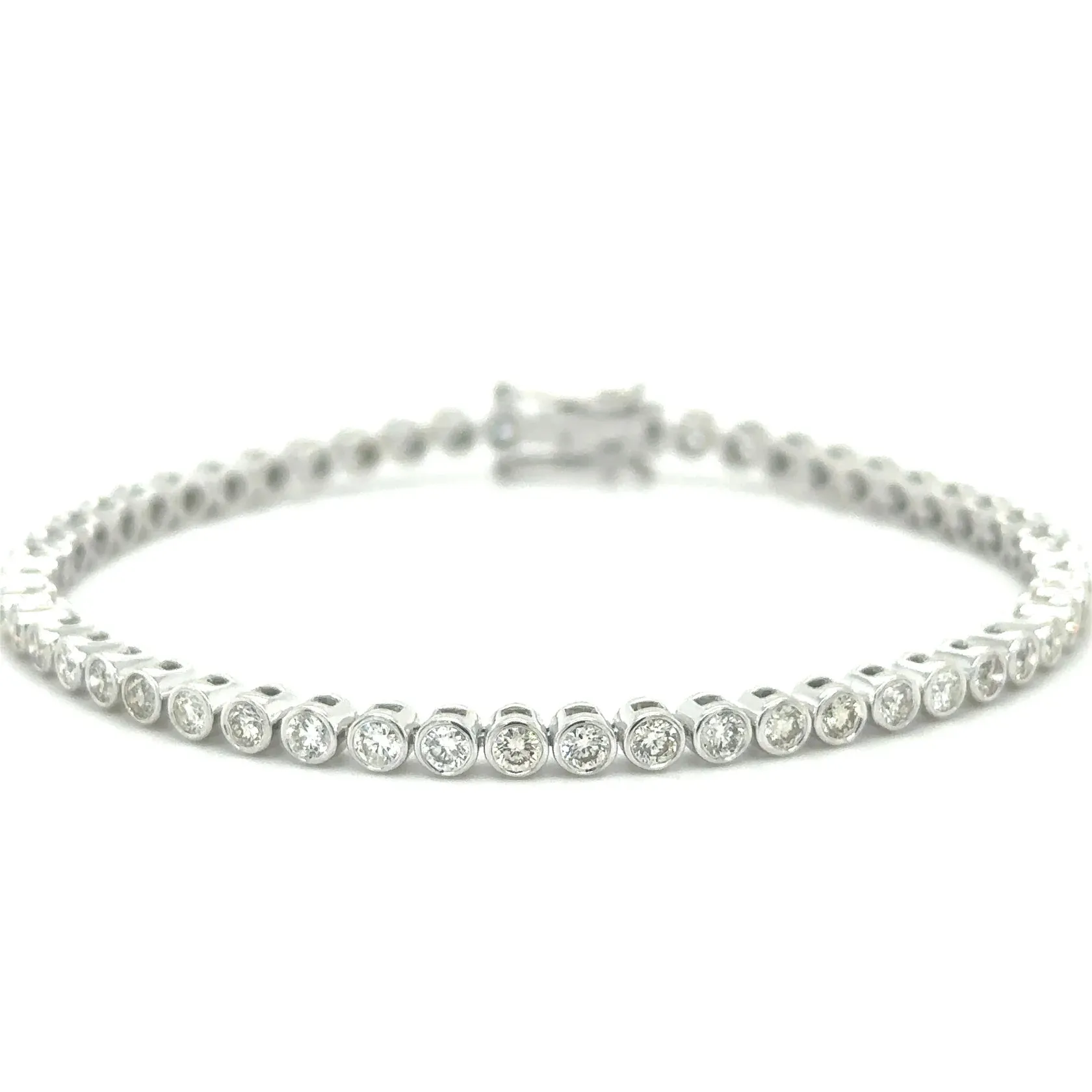 Diamond Bezel Tennis Bracelet