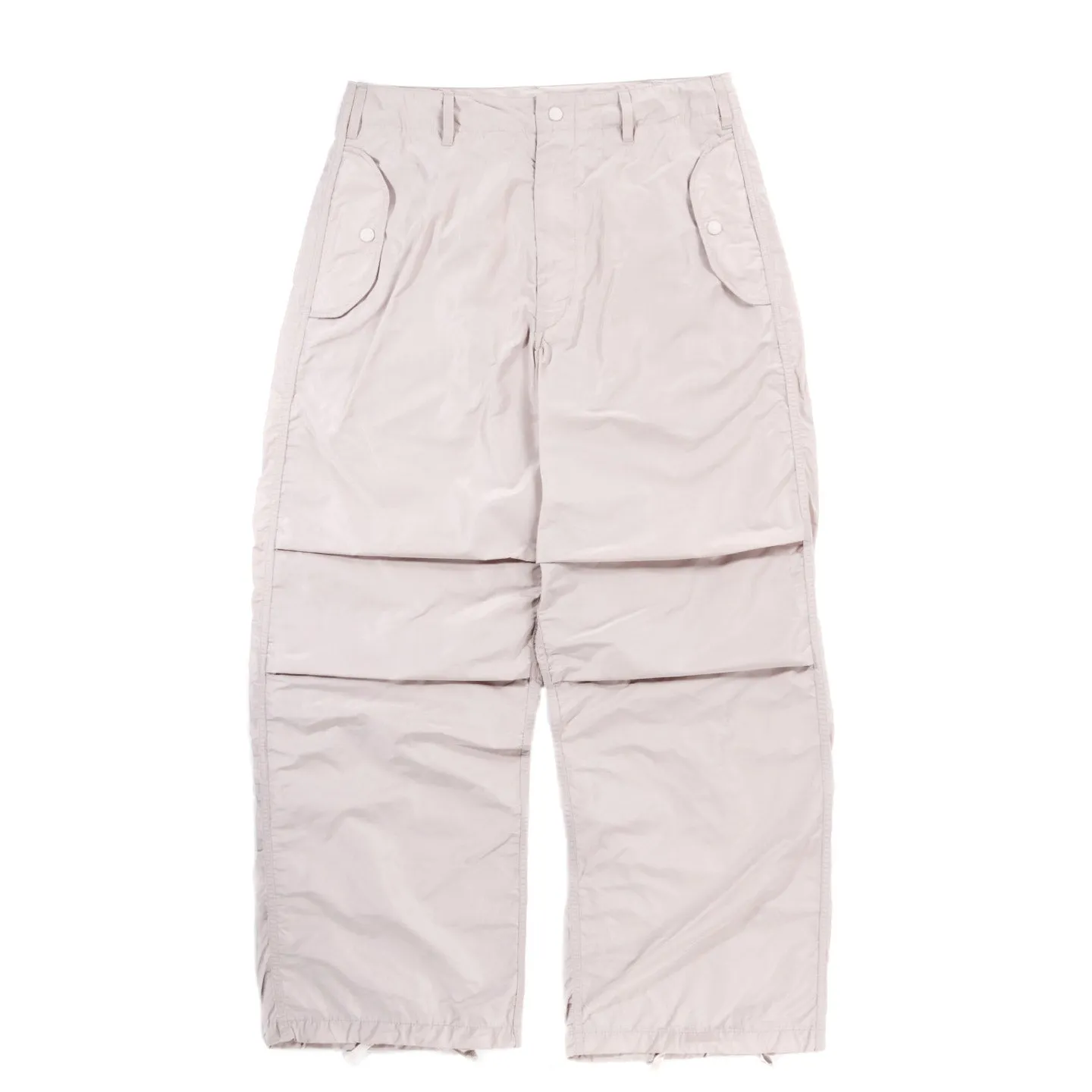 ENGINEERED GARMENTS OVER PANT KHAKI MEMORY POLYESTER