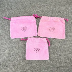 Estate CCM Set of 3 Pink Pouches EMPTY