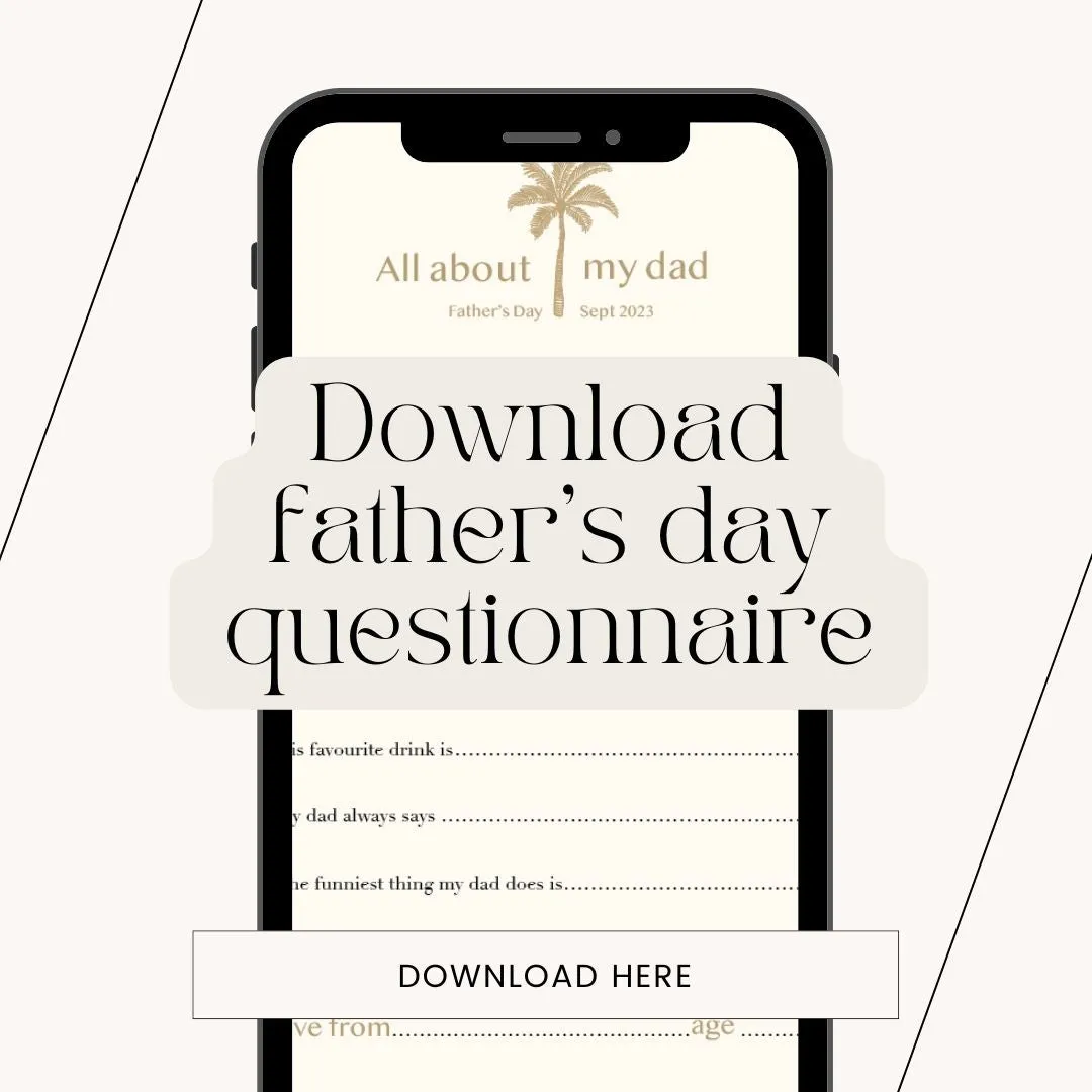 Fathers Day Questionnaire