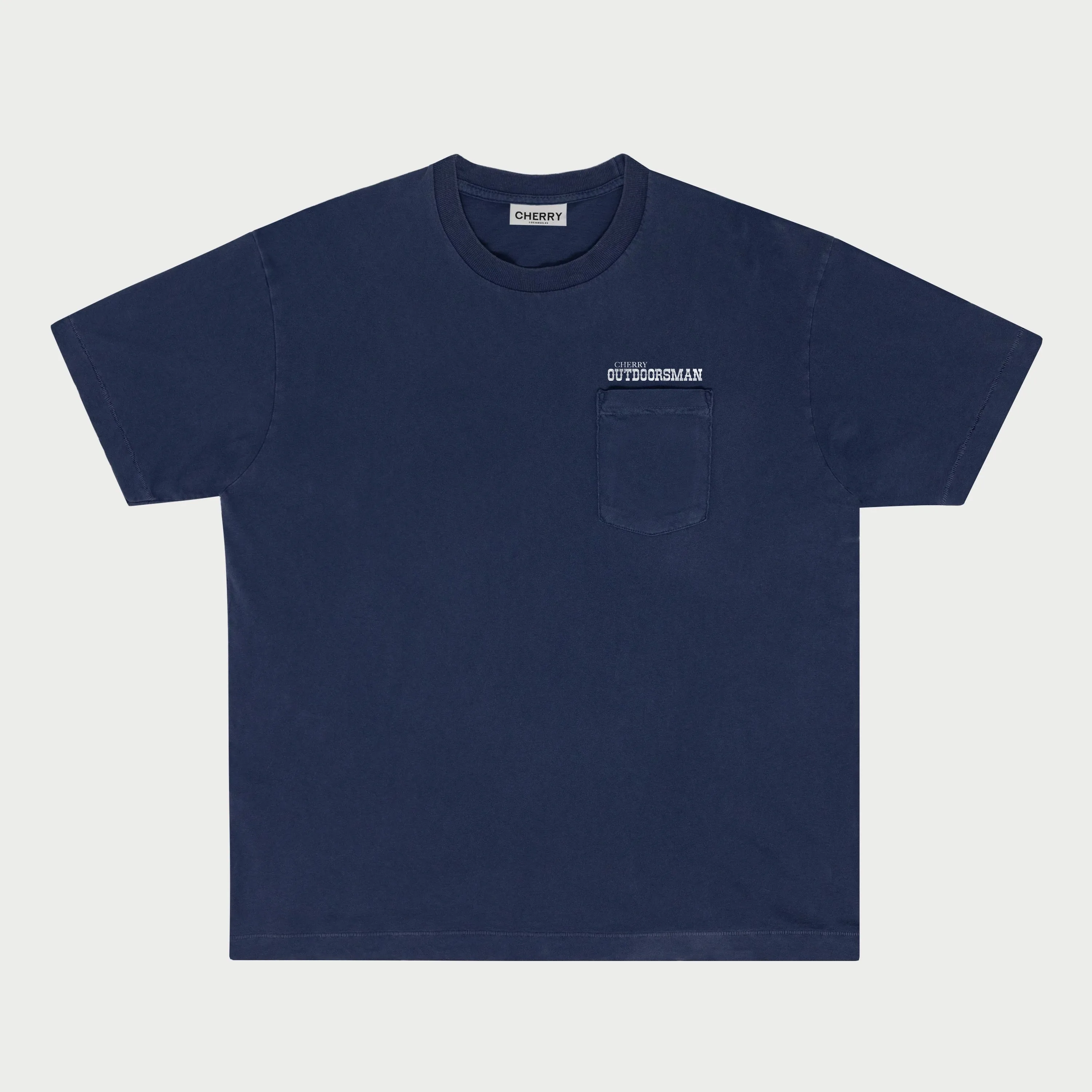 Flying Geese Pocket Tee (Navy)