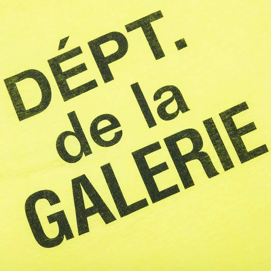 French Tee - Fluorescent Yellow