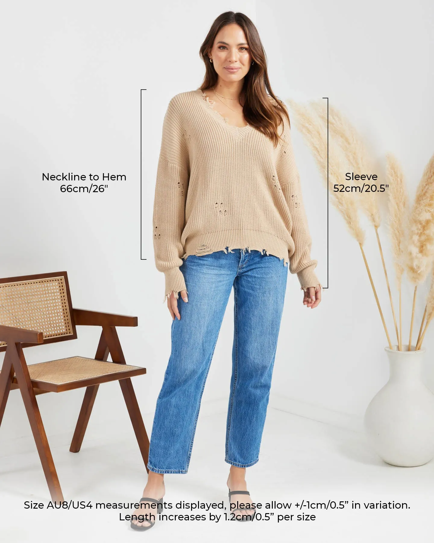 Georgie Knit-Beige