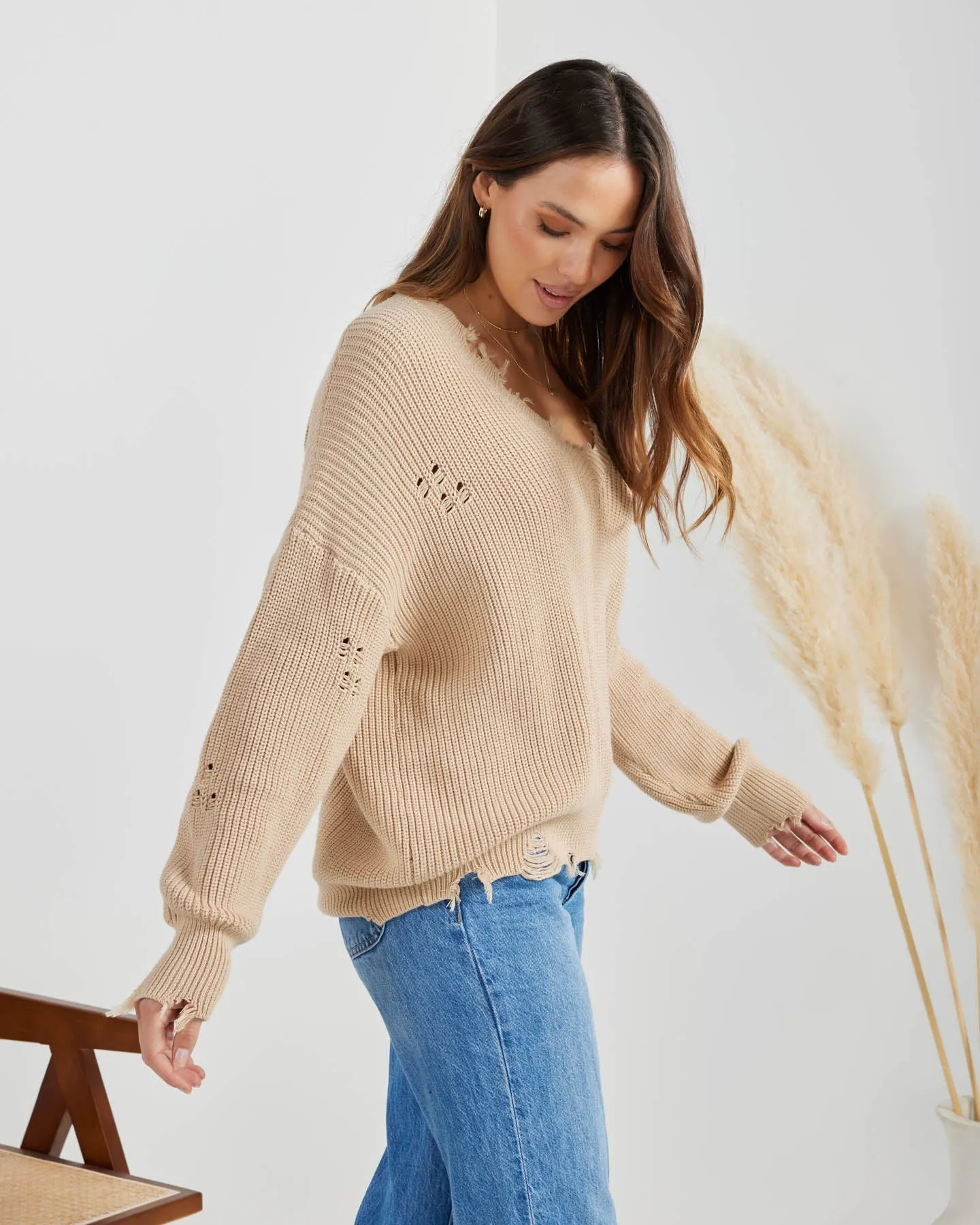 Georgie Knit-Beige