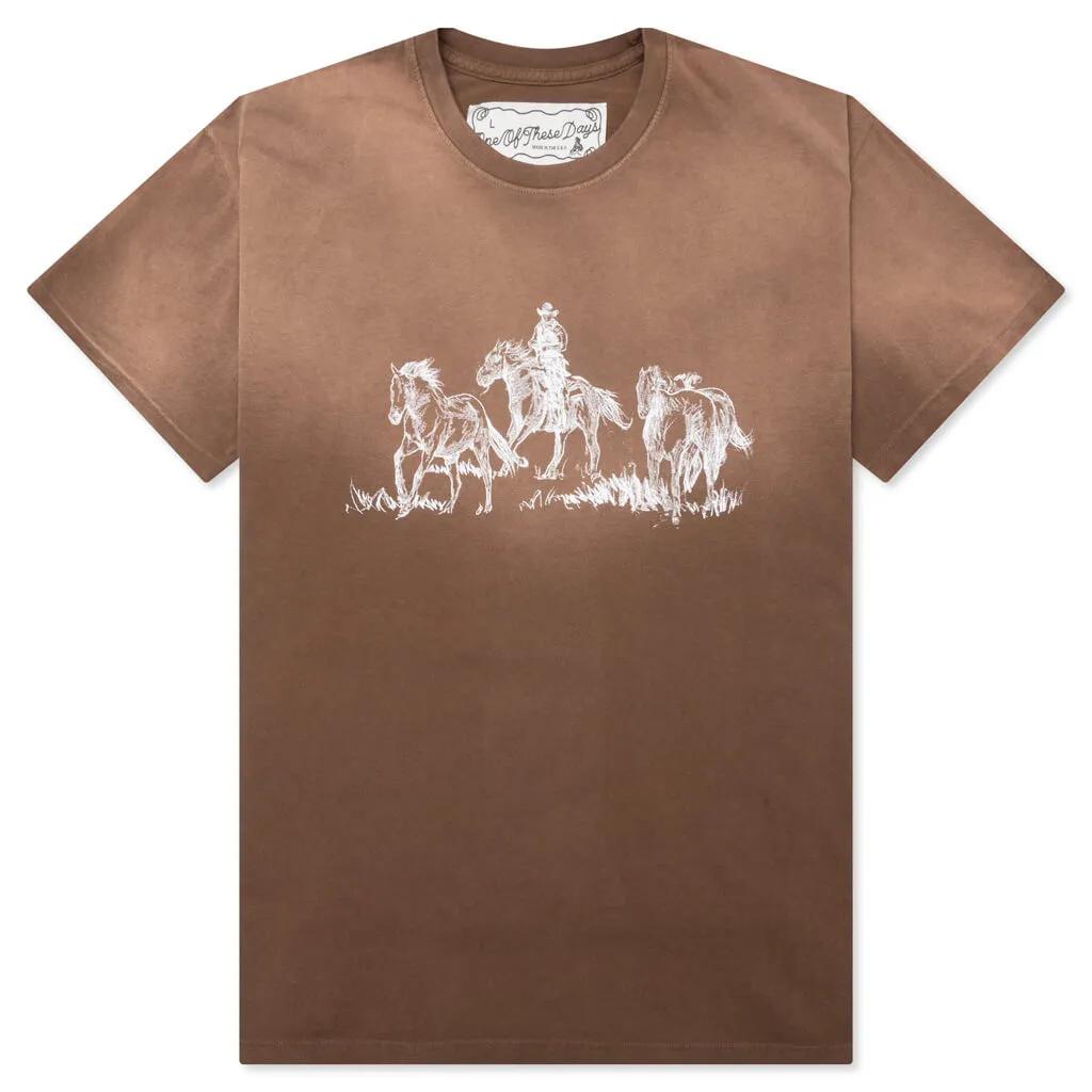 Goodbye, Goodbye Tee - Mustang Brown