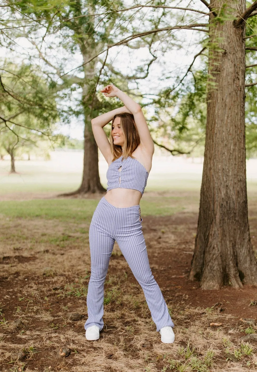 Grape Set High Waisted Pants