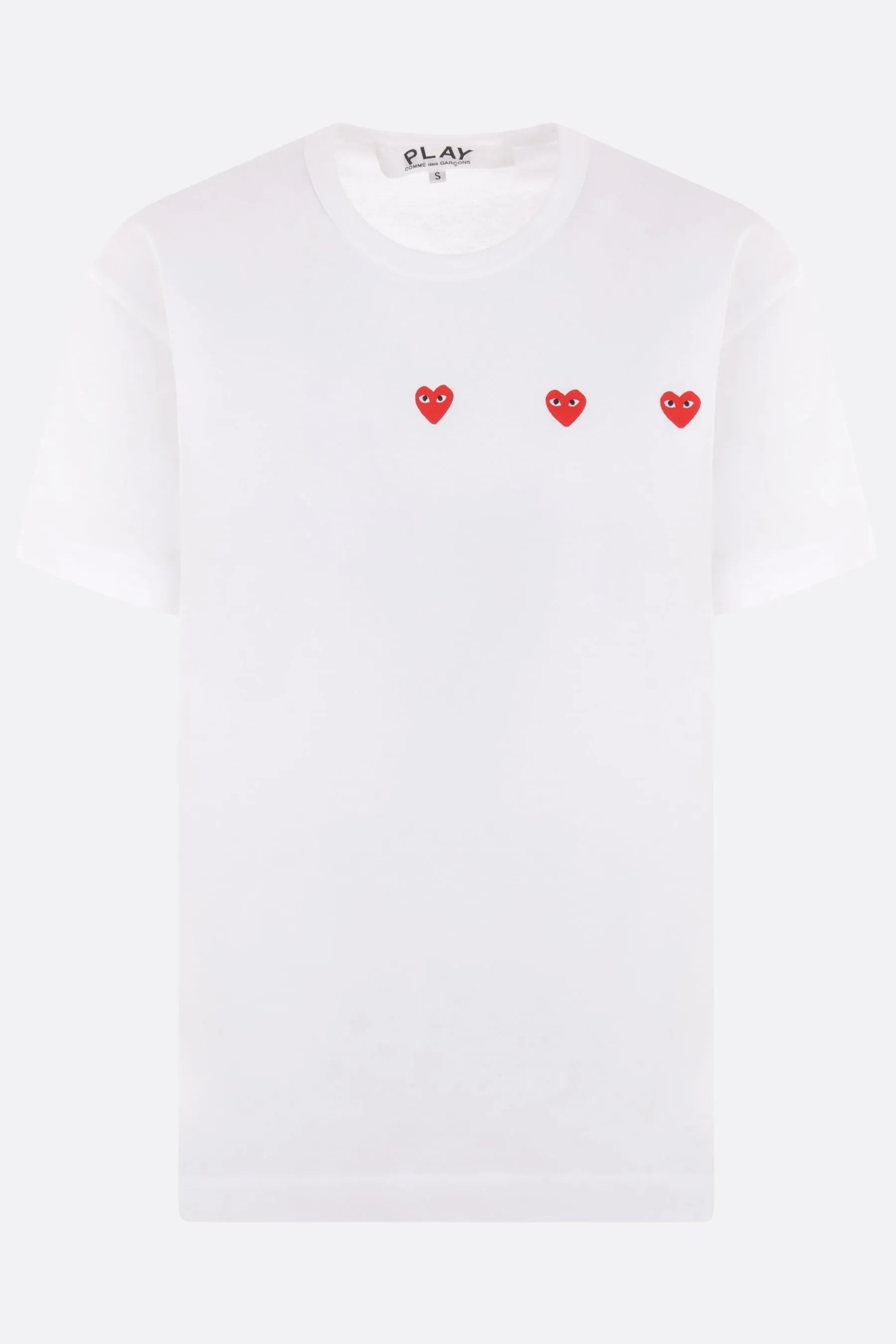 Heart logo print cotton t-shirt