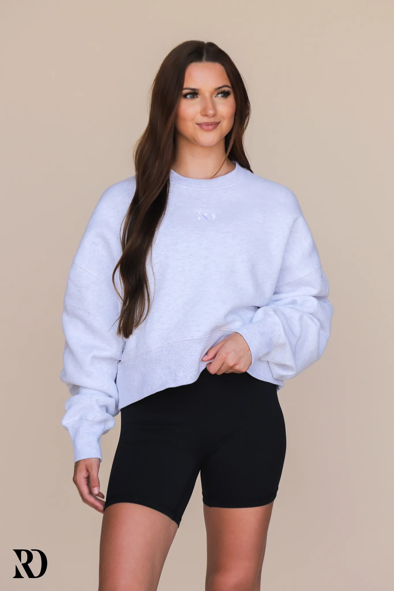 HEATHER GRAY WARMUP PULLOVER | RD ESSENTIALS