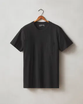 Heavyweight Pocket Tee - Black