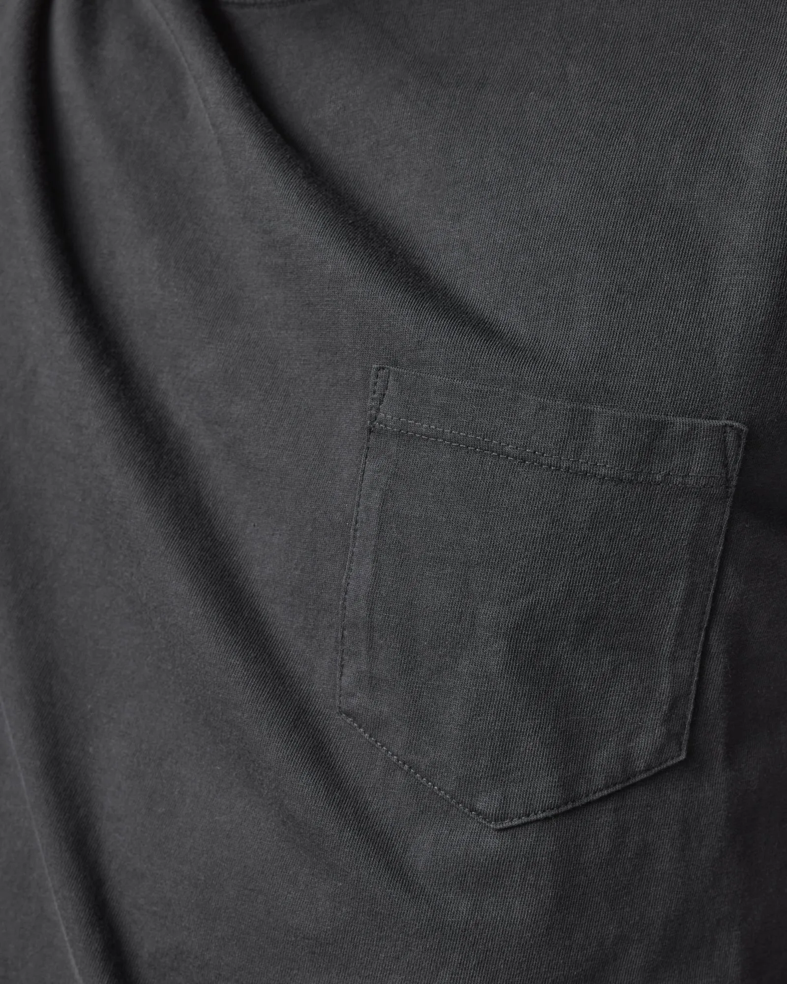 Heavyweight Pocket Tee - Black