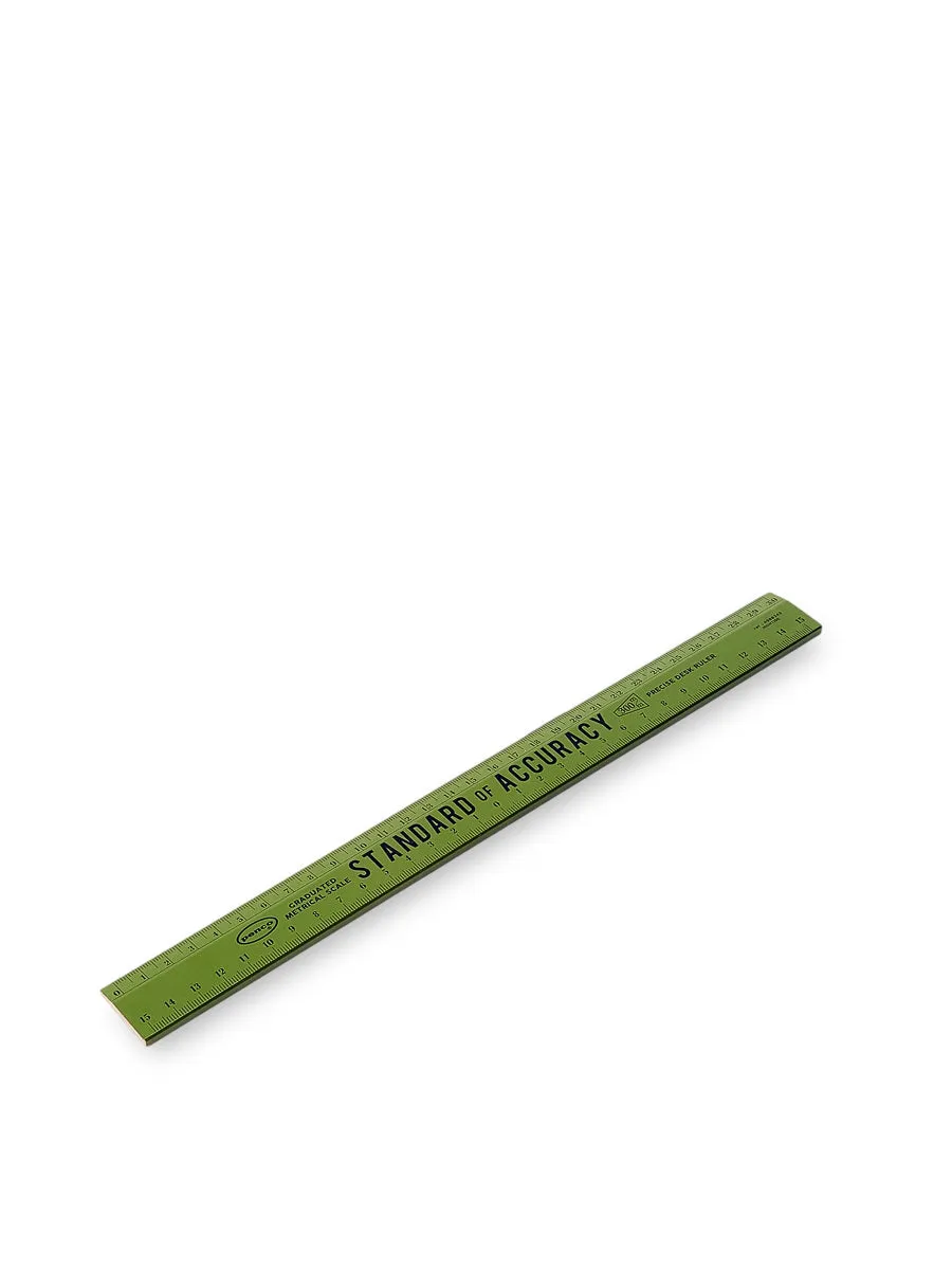 Hightide Penco Wooden Ruler 30cm Khaki