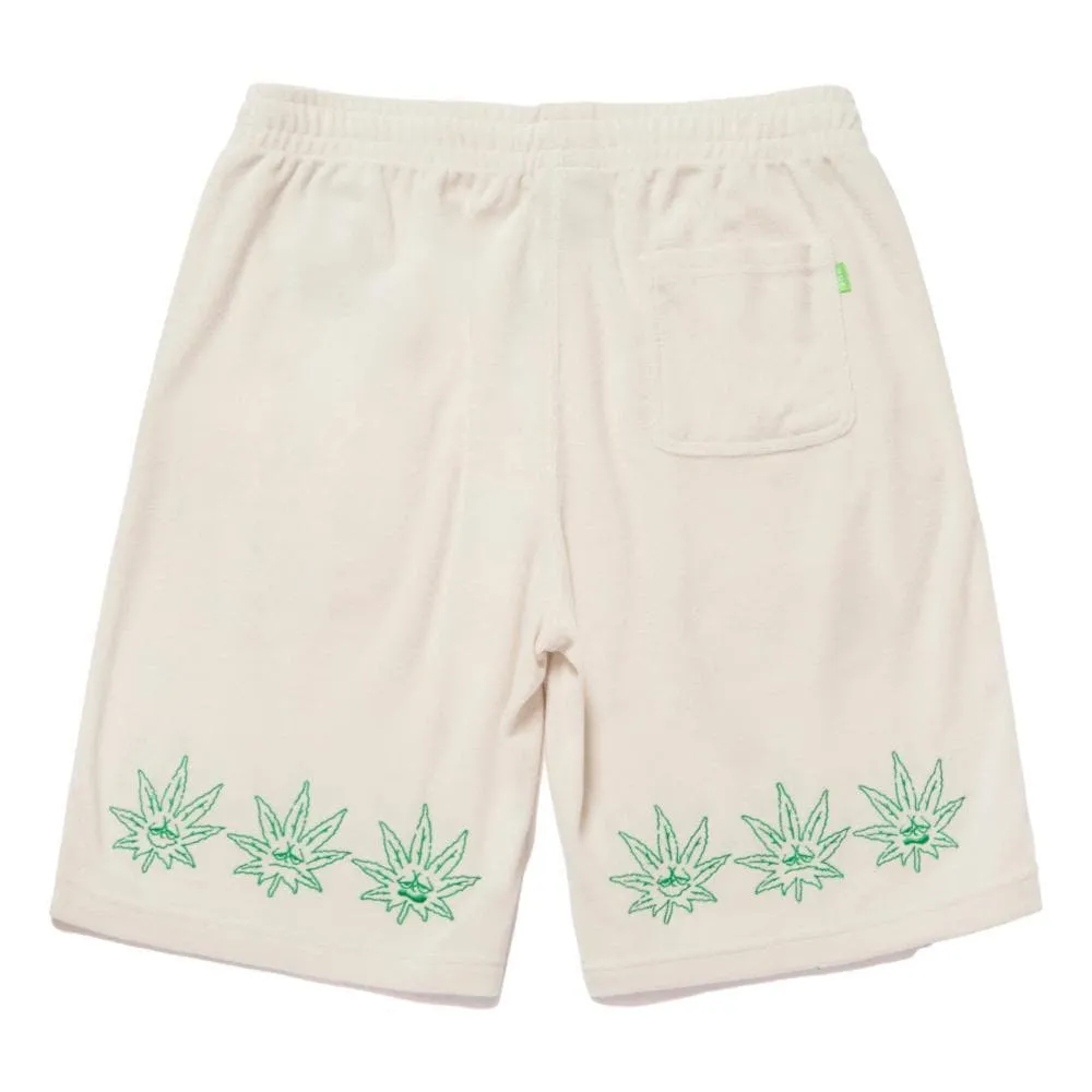 HUF GREEN BUDDY TERRY CLOTH SHORT-NATURAL